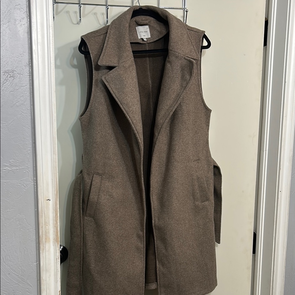 Sleeveless Brown Women's Vest